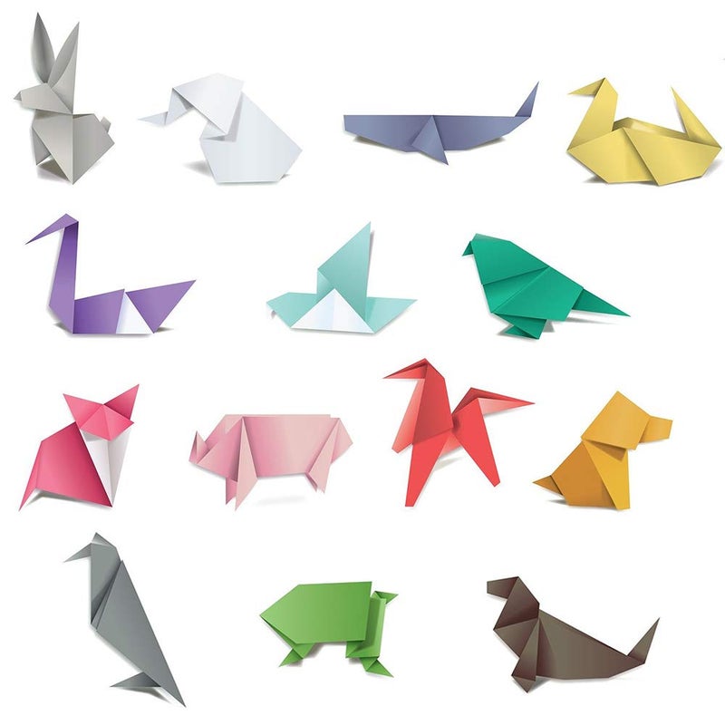 Opret Origami Paper 6x6 inch, 100 Sheets Origami Paper 50 Vivid Colors 15x15 cm Single Sided for Kids Arts and Crafts Projects - Image 4